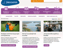 Tablet Screenshot of jarvenpaa.fi